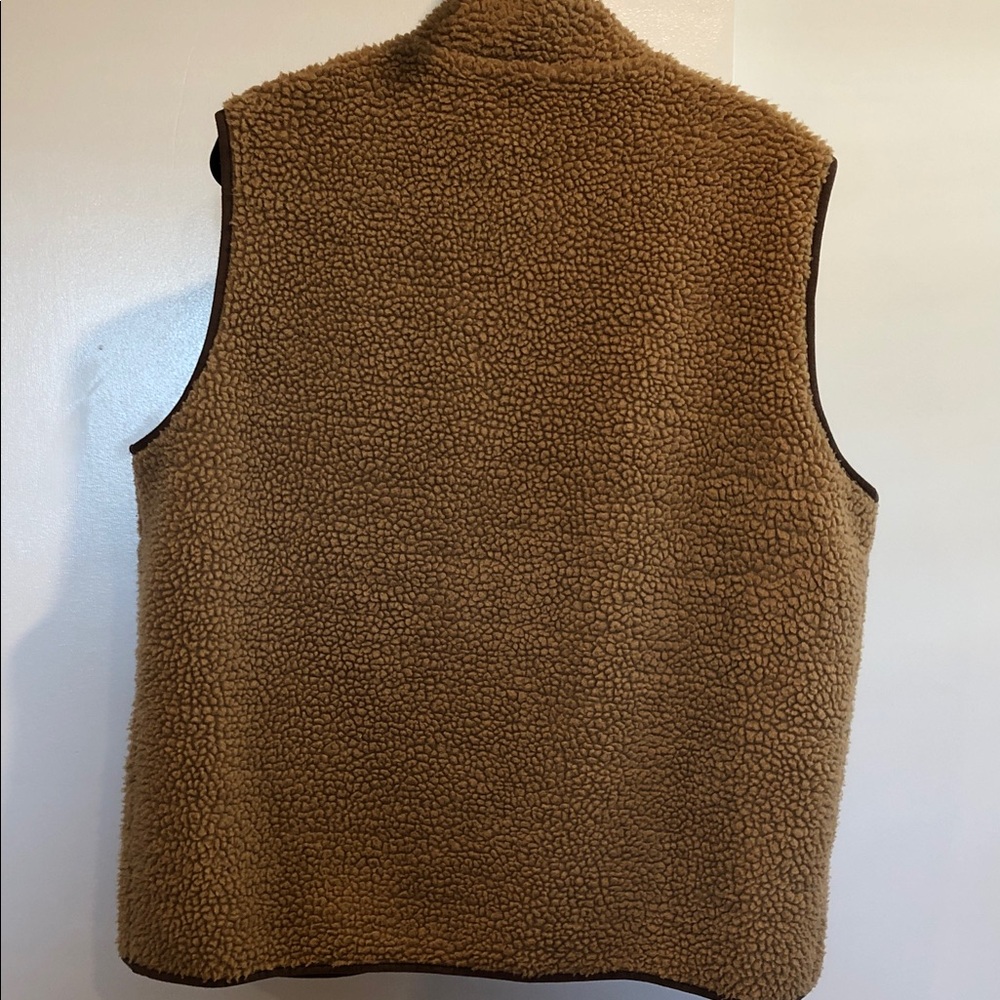 Peter Millar Tan Sherpa Fleece Vest - Picture 3 of 3